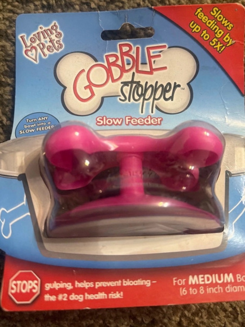 Slow Feeder for Dogs — Pink